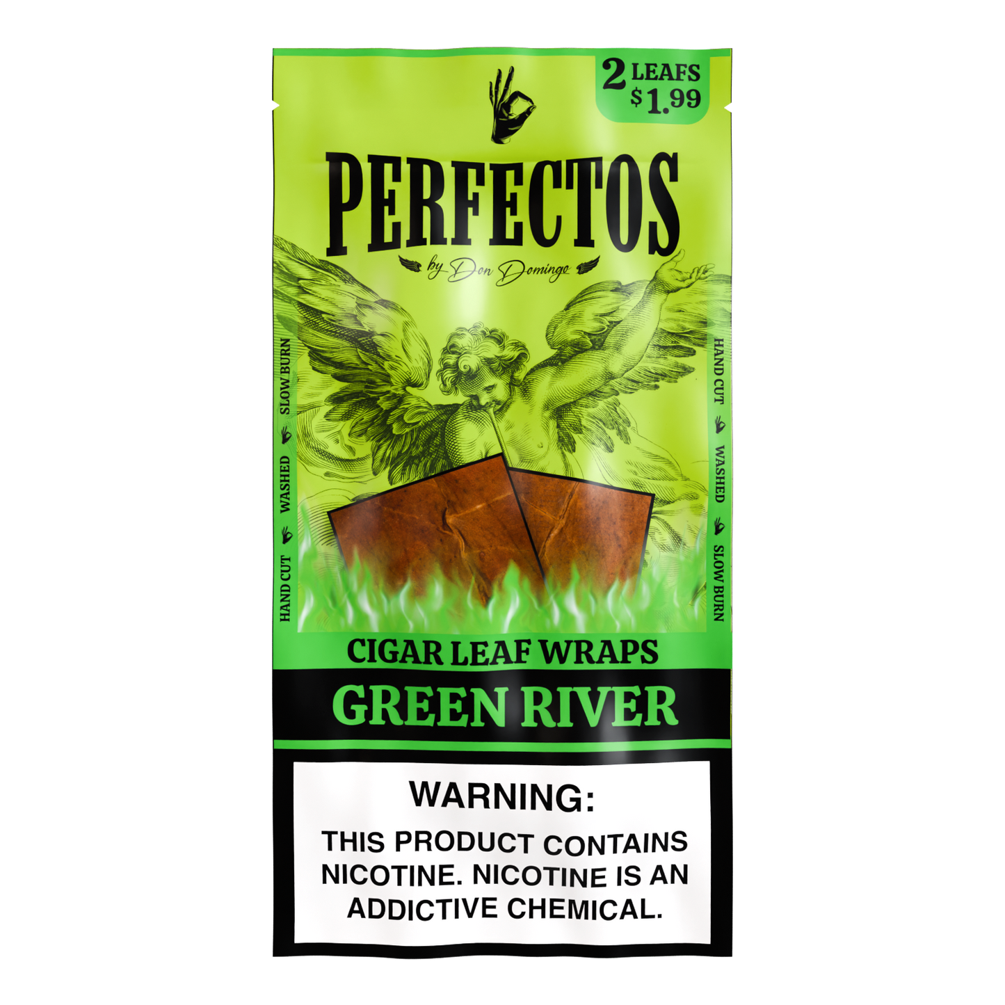 2 Cigar Leaf Wraps - Green River