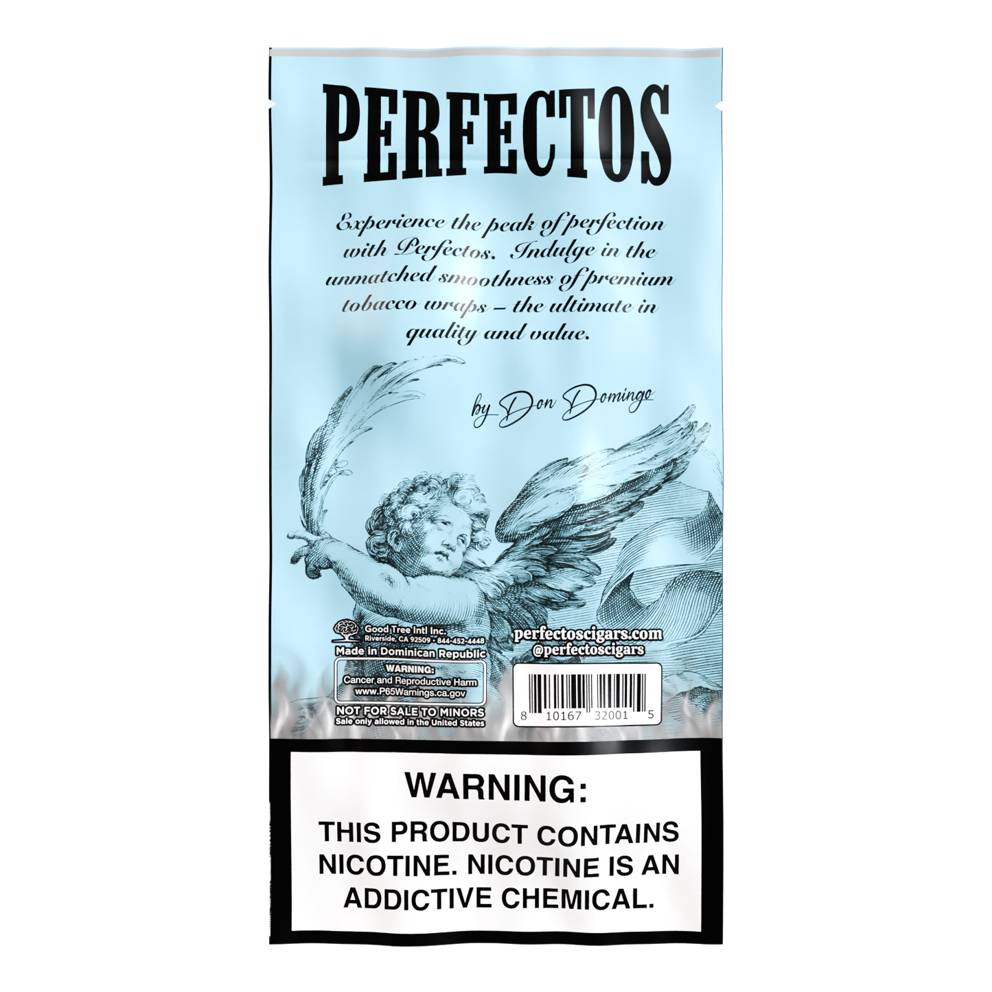 2 Cigar Leaf Wraps - Silver Clouds