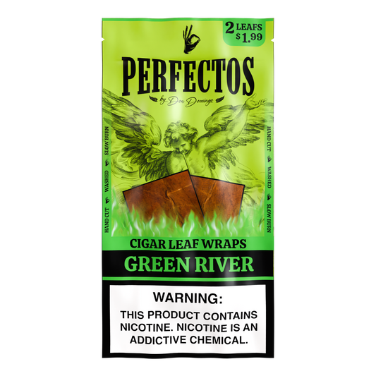 2 Cigar Leaf Wraps - Green River